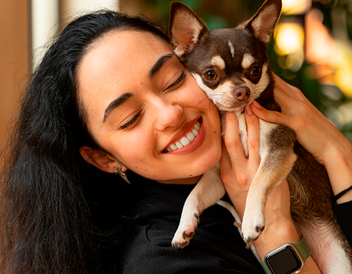 Mulher e Cachorro